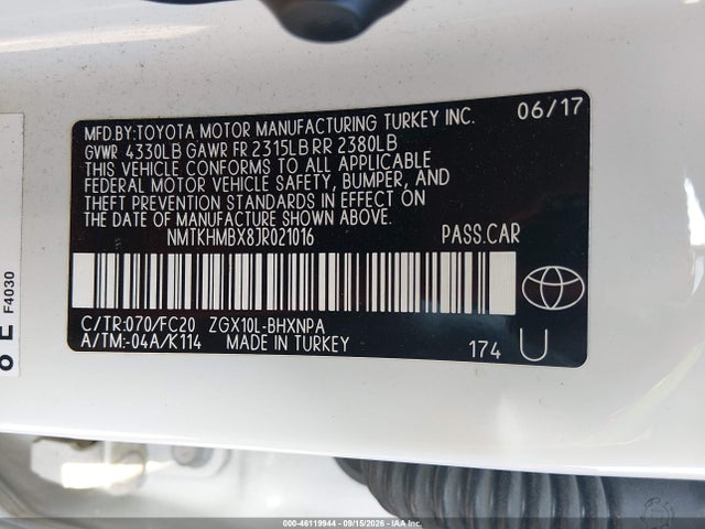NMTKHMBX8JR021016 Toyota C-HR XLE