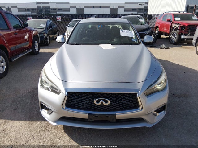 2018 Infiniti Q50 3.0t Luxe მანქანა იყიდება აუქციონზე, vin: JN1EV7ARXJM444674, აუქციონის ნომერი: 46119956