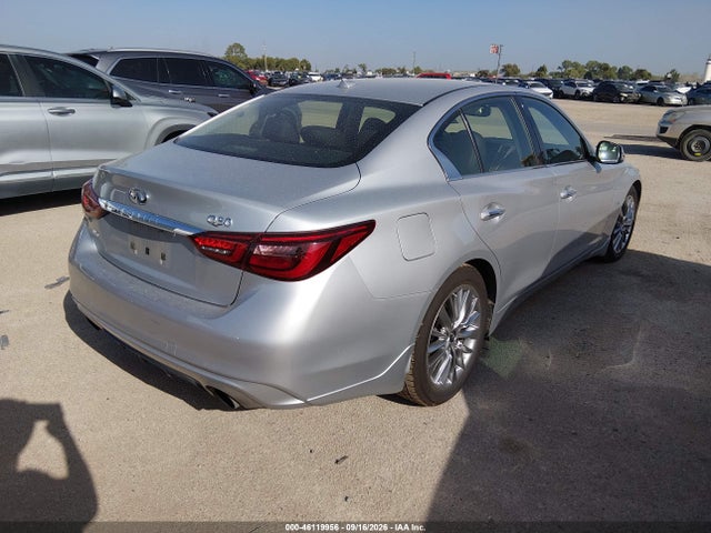 2018 Infiniti Q50 3.0t Luxe მანქანა იყიდება აუქციონზე, vin: JN1EV7ARXJM444674, აუქციონის ნომერი: 46119956