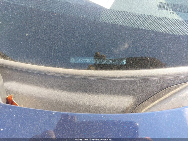 46119982 :رقم المزاد ، 1HGCR6F57FA003541 vin ، 2015 Honda Accord Hybrid Ex-l مزاد بيع