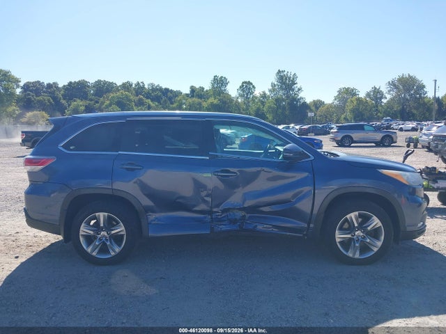 Продажа на аукционе авто 2014 Toyota Highlander Limited V6, vin: 5TDDKRFH1ES035180, номер лота: 46120098