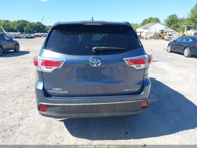 Продажа на аукционе авто 2014 Toyota Highlander Limited V6, vin: 5TDDKRFH1ES035180, номер лота: 46120098