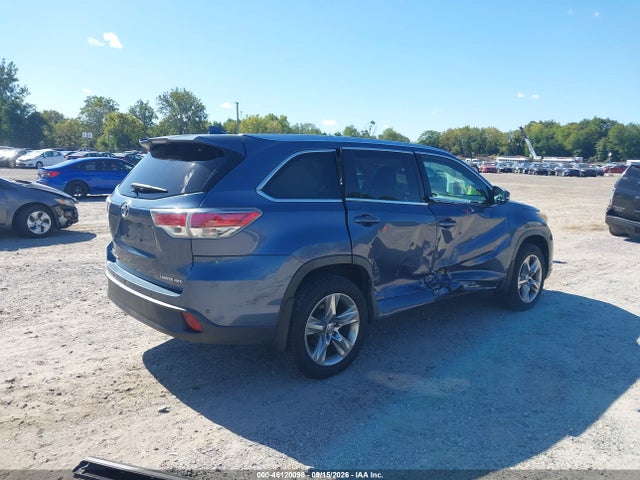 Продажа на аукционе авто 2014 Toyota Highlander Limited V6, vin: 5TDDKRFH1ES035180, номер лота: 46120098