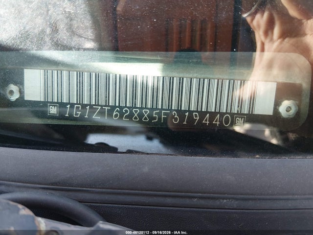 46120112 :رقم المزاد ، 1G1ZT62885F319440 vin ، 2005 Chevrolet Malibu Maxx Ls مزاد بيع