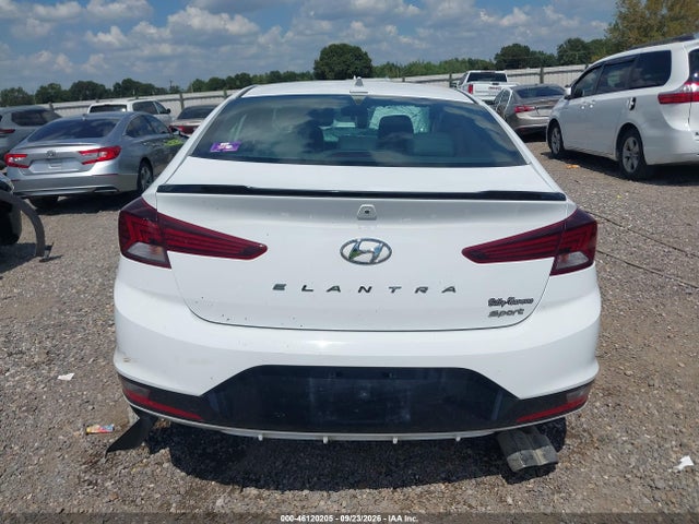 Aukcja sprzedaży 2019 Hyundai Elantra Sport, vin: KMHD04LB4KU820031, numer aukcji: 46120205