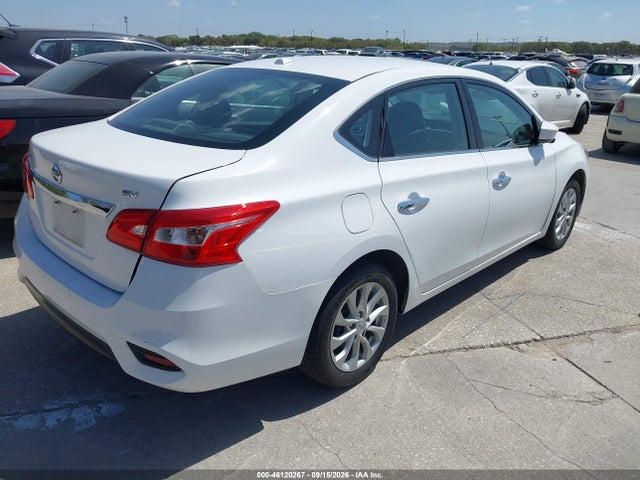2019 Nissan Sentra Sv მანქანა იყიდება აუქციონზე, vin: 3N1AB7APXKY337368, აუქციონის ნომერი: 46120267
