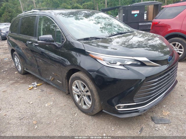 2021 Toyota Sienna Platinum მანქანა იყიდება აუქციონზე, vin: 5TDESKFC7MS029950, აუქციონის ნომერი: 46120271