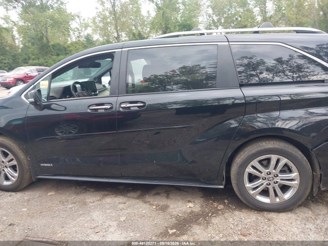 2021 Toyota Sienna Platinum მანქანა იყიდება აუქციონზე, vin: 5TDESKFC7MS029950, აუქციონის ნომერი: 46120271
