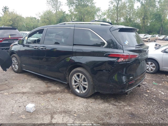 2021 Toyota Sienna Platinum მანქანა იყიდება აუქციონზე, vin: 5TDESKFC7MS029950, აუქციონის ნომერი: 46120271