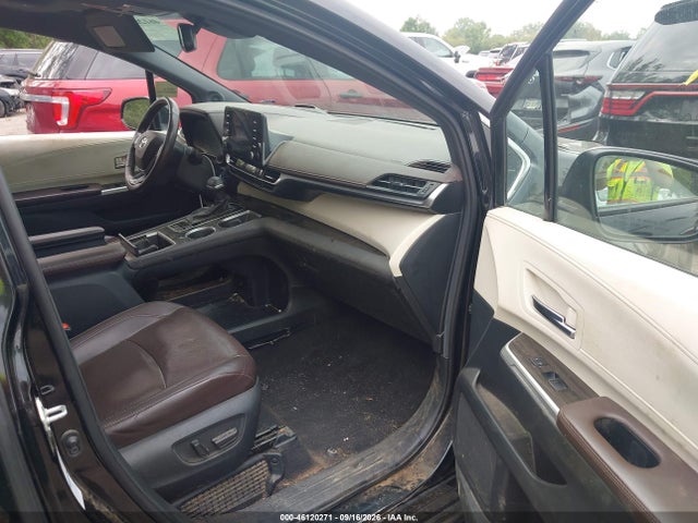 2021 Toyota Sienna Platinum მანქანა იყიდება აუქციონზე, vin: 5TDESKFC7MS029950, აუქციონის ნომერი: 46120271