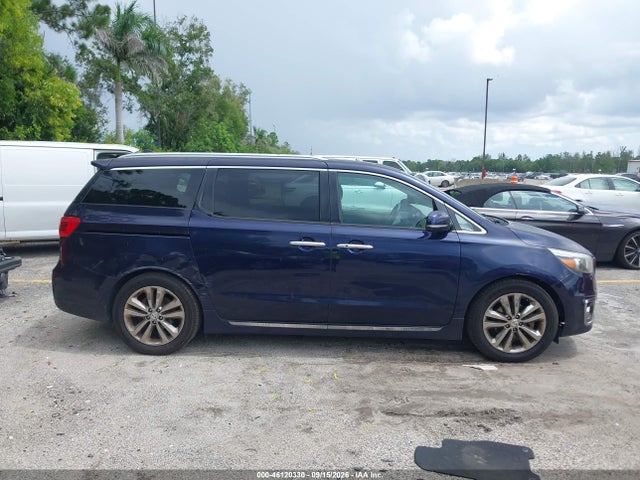 2018 Kia Sedona Sx Limited მანქანა იყიდება აუქციონზე, vin: KNDME5C17J6364774, აუქციონის ნომერი: 46120330