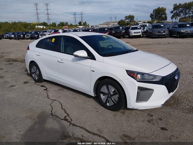 2017 Hyundai Ioniq Hybrid Blue მანქანა იყიდება აუქციონზე, vin: KMHC65LC9HU026725, აუქციონის ნომერი: 46120407
