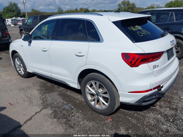 Aukcja sprzedaży 2025 Audi Q3 Premium 45 Tfsi S Line Quattro Tiptronic, vin: WA1DECF33S1018294, numer aukcji: 46120413