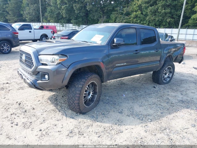 2018 Toyota Tacoma Dbl Cab/sr/trdspt/or/pro მანქანა იყიდება აუქციონზე, vin: 3TMCZ5AN7JM145139, აუქციონის ნომერი: 46120523