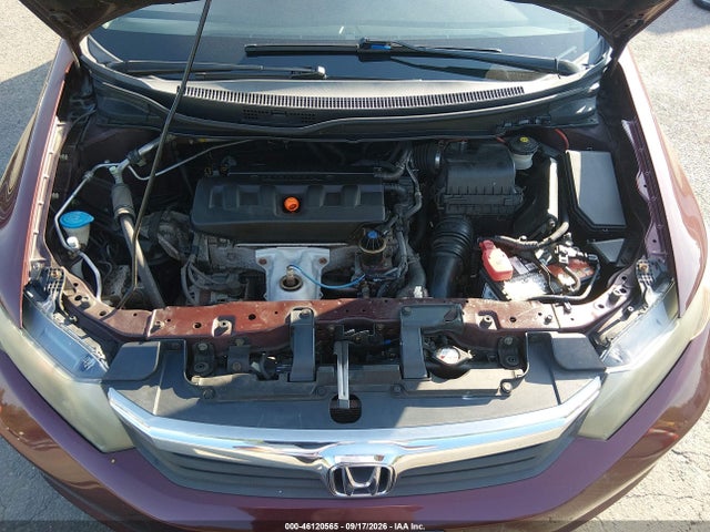 Продажа на аукционе авто 2012 Honda Civic Lx, vin: 2HGFB2F55CH555658, номер лота: 46120565