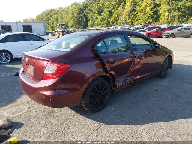 Продажа на аукционе авто 2012 Honda Civic Lx, vin: 2HGFB2F55CH555658, номер лота: 46120565