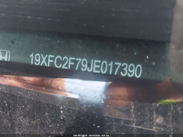 46120619 :رقم المزاد ، 19XFC2F79JE017390 vin ، 2018 Honda Civic Ex مزاد بيع