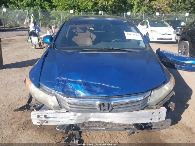 46120666 :رقم المزاد ، 2HGFB2F96CH506875 vin ، 2012 Honda Civic Ex-l مزاد بيع