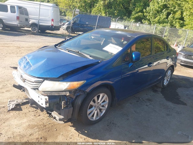 46120666 :رقم المزاد ، 2HGFB2F96CH506875 vin ، 2012 Honda Civic Ex-l مزاد بيع