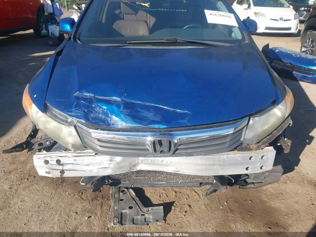 46120666 :رقم المزاد ، 2HGFB2F96CH506875 vin ، 2012 Honda Civic Ex-l مزاد بيع