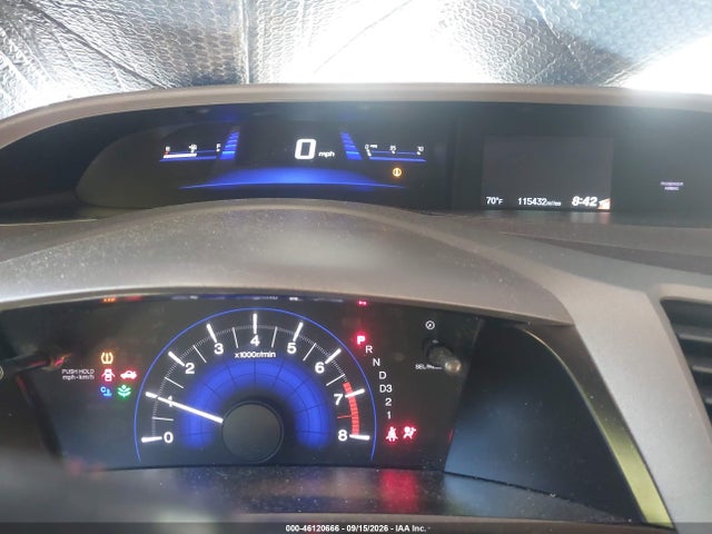 46120666 :رقم المزاد ، 2HGFB2F96CH506875 vin ، 2012 Honda Civic Ex-l مزاد بيع