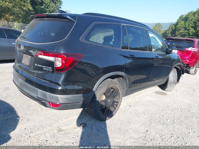 Продажа на аукционе авто 2021 Honda Pilot Awd Black Edition, vin: 5FNYF6H73MB051974, номер лота: 46120717