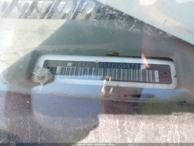 46120815 :رقم المزاد ، 1GAZG1FG3E1109978 vin ، 2014 Chevrolet Express 3500 Lt مزاد بيع