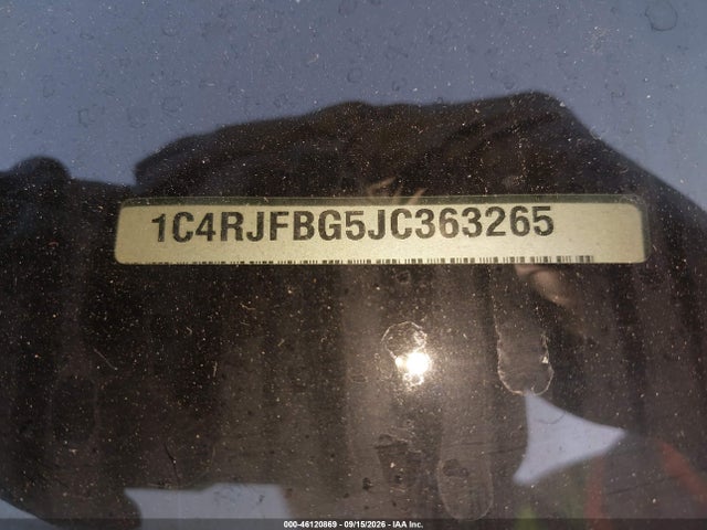 Aukcja sprzedaży 2018 Jeep Grand Cherokee Limited 4x4, vin: 1C4RJFBG5JC363265, numer aukcji: 46120869