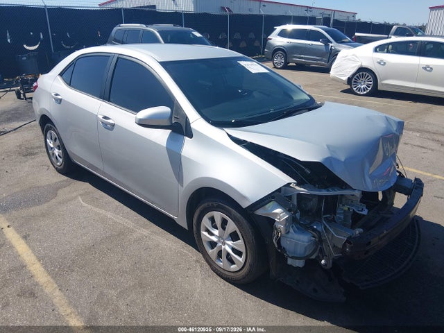 Auction sale of the 2016 Toyota Corolla L, vin: 2T1BURHE7GC494701, lot number: 46120935