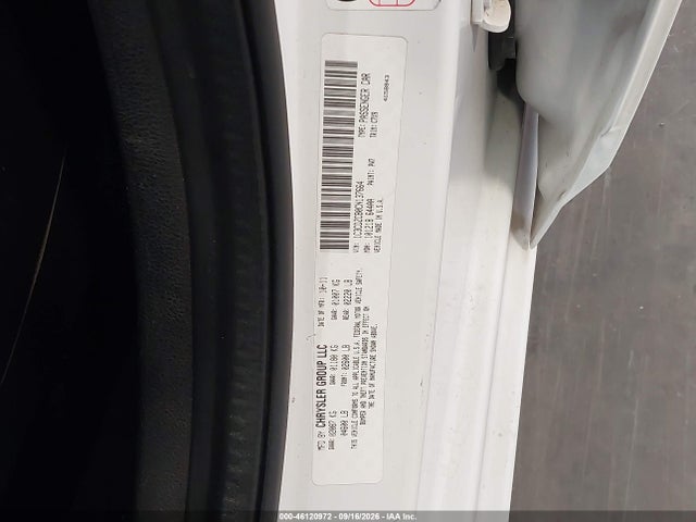 46120972 :رقم المزاد ، 1C3CDZCB0CN137664 vin ، 2012 Dodge Avenger Sxt مزاد بيع