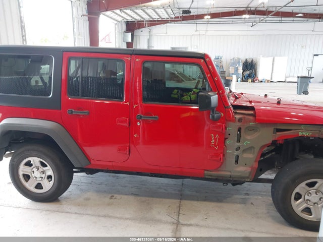 46121081 :رقم المزاد ، 1C4BJWDG1HL750372 vin ، 2017 Jeep Wrangler Unlimited Sport 4x4 مزاد بيع
