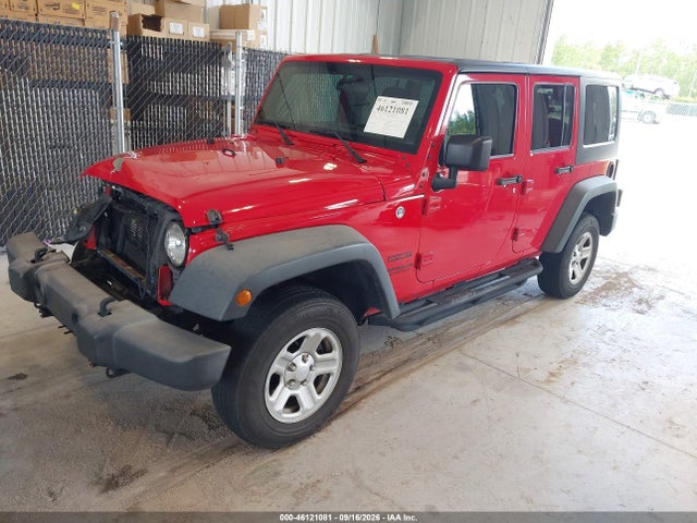 46121081 :رقم المزاد ، 1C4BJWDG1HL750372 vin ، 2017 Jeep Wrangler Unlimited Sport 4x4 مزاد بيع