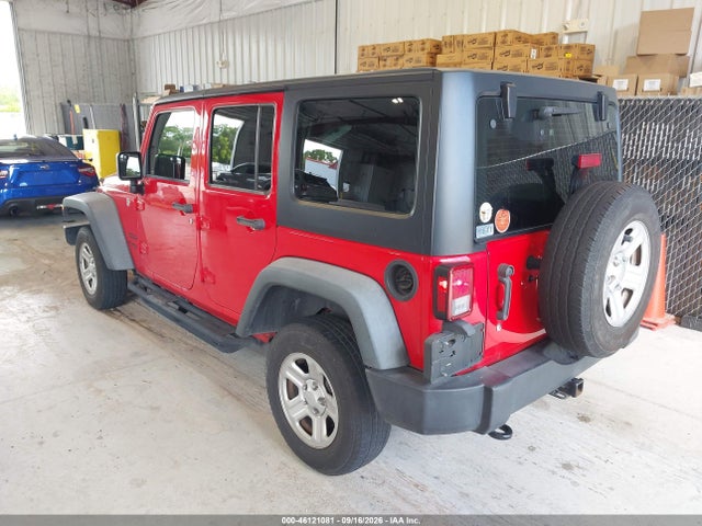 46121081 :رقم المزاد ، 1C4BJWDG1HL750372 vin ، 2017 Jeep Wrangler Unlimited Sport 4x4 مزاد بيع