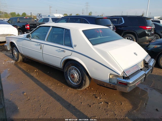 46121126 :رقم المزاد ، 1G6KS698XFE835228 vin ، 1985 Cadillac Seville مزاد بيع