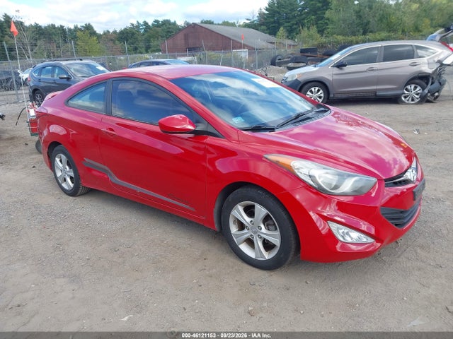 2013 Hyundai Elantra Gs მანქანა იყიდება აუქციონზე, vin: KMHDH6AE0DU017351, აუქციონის ნომერი: 46121153