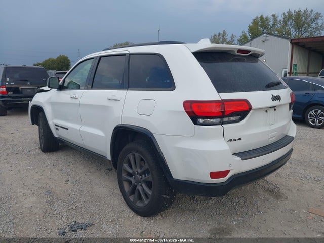 2016 Jeep Grand Cherokee Limited 75th Anniversary მანქანა იყიდება აუქციონზე, vin: 1C4RJFBG0GC384436, აუქციონის ნომერი: 46121154