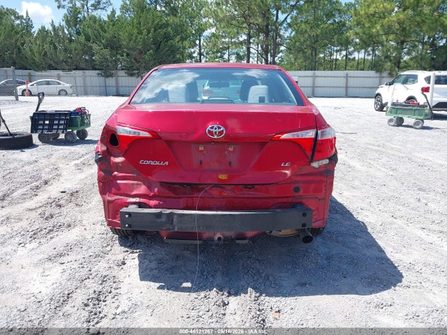 46121267 :رقم المزاد ، 2T1BURHE5GC662982 vin ، 2016 Toyota Corolla Le مزاد بيع