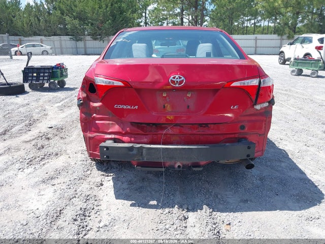 46121267 :رقم المزاد ، 2T1BURHE5GC662982 vin ، 2016 Toyota Corolla Le مزاد بيع