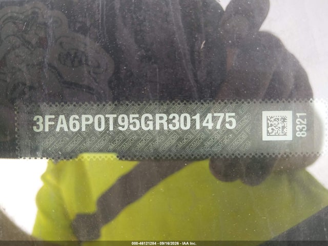 46121284 :رقم المزاد ، 3FA6P0T95GR301475 vin ، 2016 Ford Fusion Se مزاد بيع
