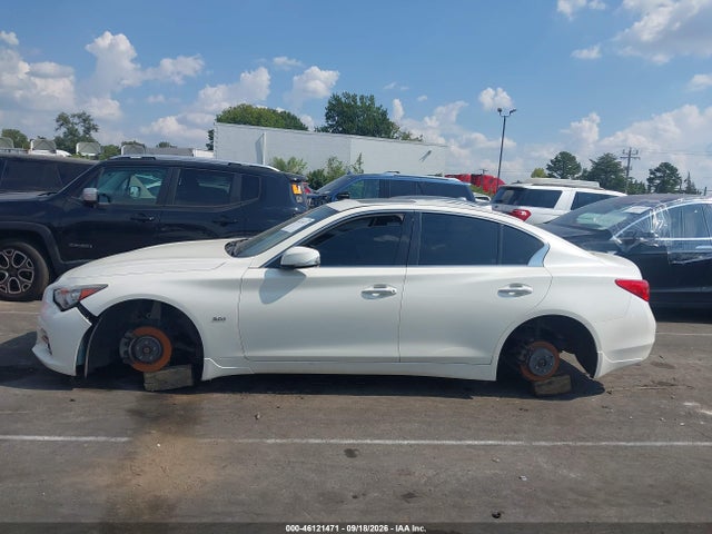 2016 Infiniti Q50 3.0t Premium მანქანა იყიდება აუქციონზე, vin: JN1EV7AR0GM346195, აუქციონის ნომერი: 46121471