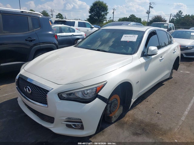 2016 Infiniti Q50 3.0t Premium მანქანა იყიდება აუქციონზე, vin: JN1EV7AR0GM346195, აუქციონის ნომერი: 46121471