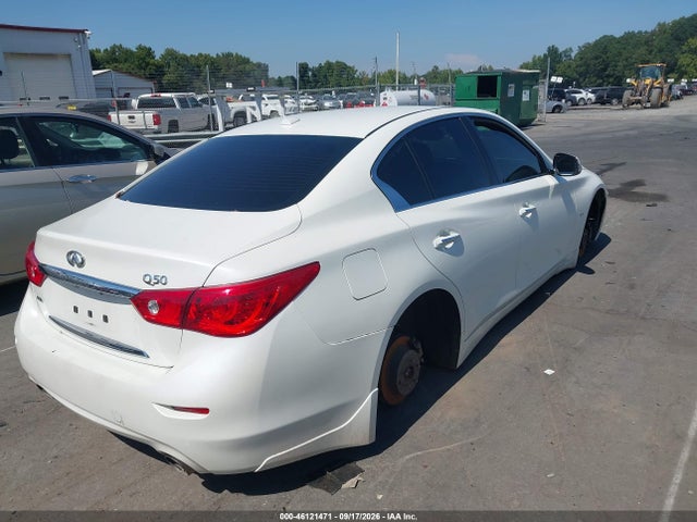 2016 Infiniti Q50 3.0t Premium მანქანა იყიდება აუქციონზე, vin: JN1EV7AR0GM346195, აუქციონის ნომერი: 46121471