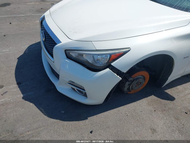 2016 Infiniti Q50 3.0t Premium მანქანა იყიდება აუქციონზე, vin: JN1EV7AR0GM346195, აუქციონის ნომერი: 46121471
