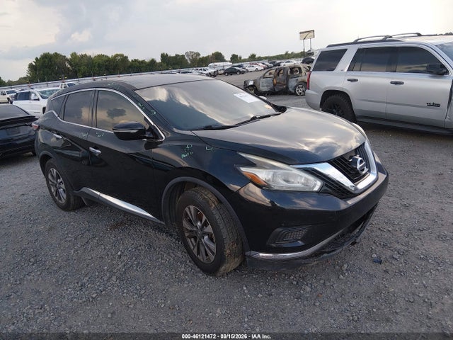 2015 Nissan Murano S მანქანა იყიდება აუქციონზე, vin: 5N1AZ2MG0FN236667, აუქციონის ნომერი: 46121472