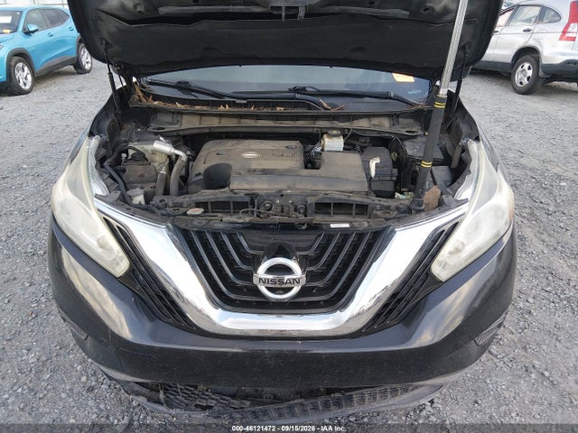 2015 Nissan Murano S მანქანა იყიდება აუქციონზე, vin: 5N1AZ2MG0FN236667, აუქციონის ნომერი: 46121472