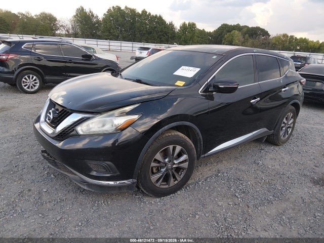 2015 Nissan Murano S მანქანა იყიდება აუქციონზე, vin: 5N1AZ2MG0FN236667, აუქციონის ნომერი: 46121472