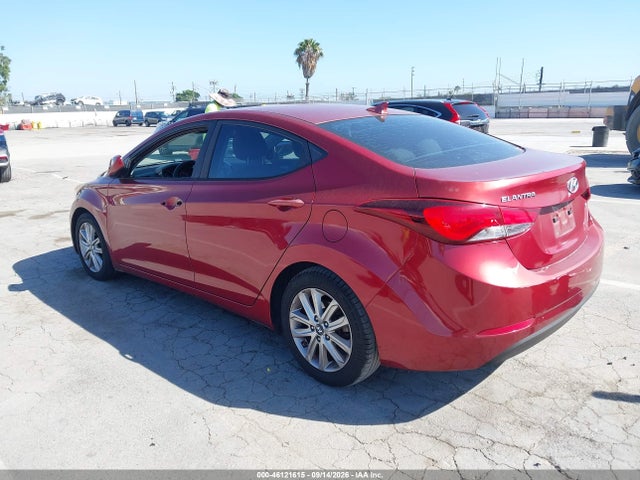 Продаж на аукціоні авто 2014 Hyundai Elantra Se/sport/limited, vin: 5NPDH4AE0EH539322, номер лоту: 46121615