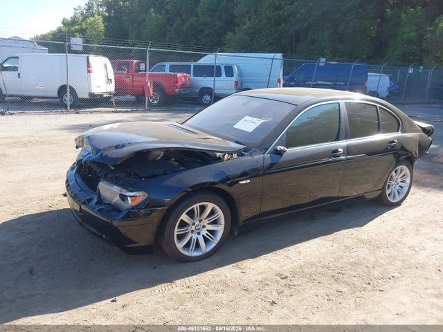 2002 Bmw 745i მანქანა იყიდება აუქციონზე, vin: WBAGL63482DP53422, აუქციონის ნომერი: 46121662