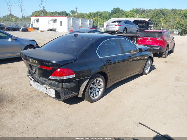 2002 Bmw 745i მანქანა იყიდება აუქციონზე, vin: WBAGL63482DP53422, აუქციონის ნომერი: 46121662