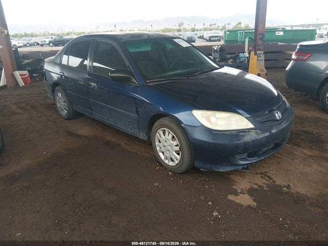 46121745 :رقم المزاد ، 2HGES16594H513033 vin ، 2004 Honda Civic Lx مزاد بيع